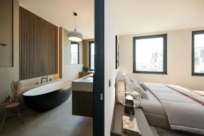 Apartment with alpine view over the Isar floodplains Munich, BA, Germany