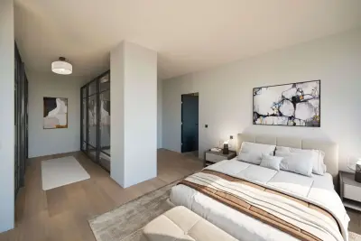 Apartment with alpine view over the Isar floodplains Munich, BA, Germany