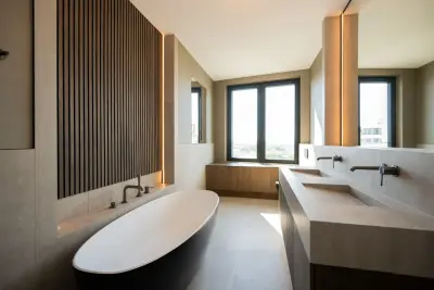 Apartment with alpine view over the Isar floodplains Munich, BA, Germany