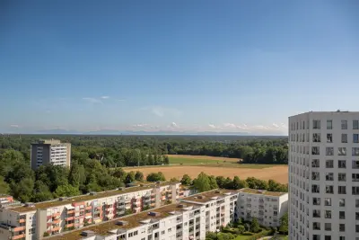 Apartment with alpine view over the Isar floodplains Munich, BA, Germany