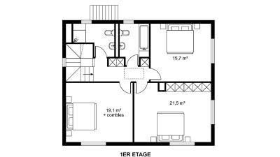 Commugny - detached villa in a green setting